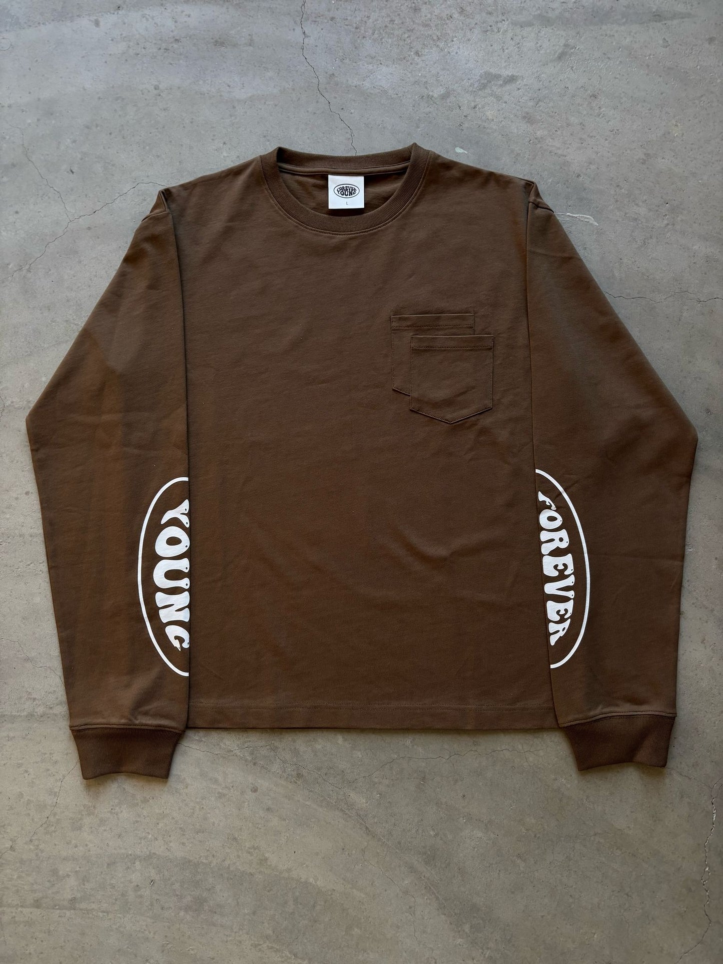 LONGSLEEVE TEE - BROWN