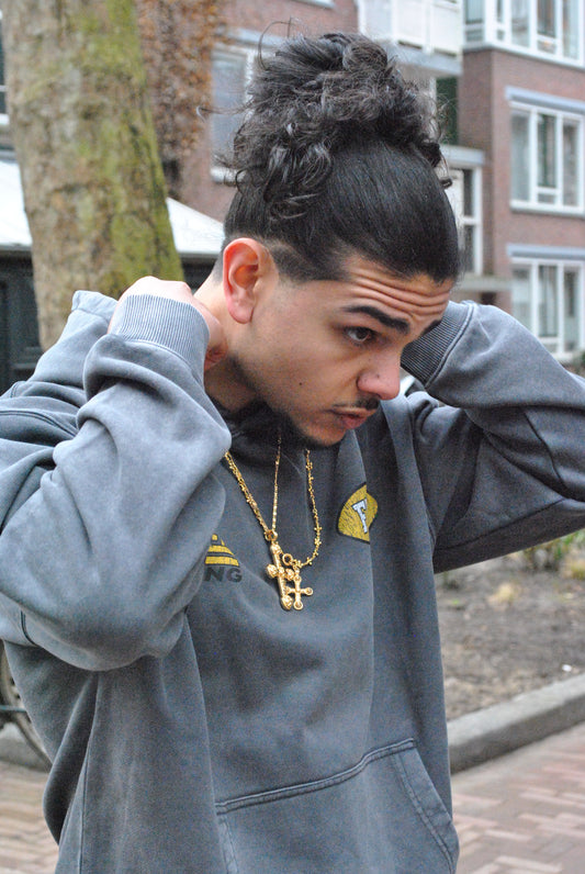 WASHED HOODIE - YELLOW