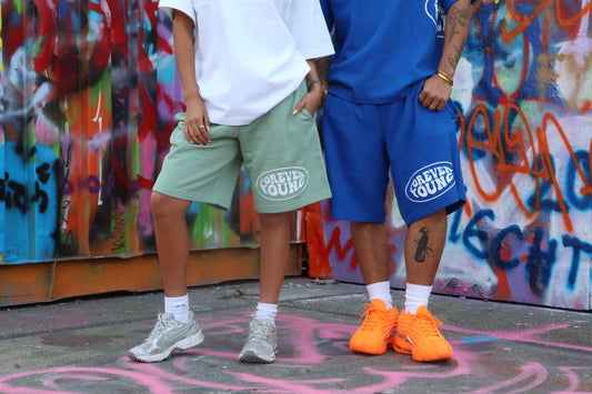 Blue waffle short